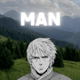 Be a man logo