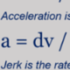  Acceleration (a) logo