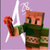 First to mine BTC in Minecraft logo