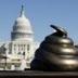 Trump Poop Sculpture logo