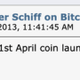 First Ever 1st April Coin logo