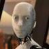 staring robot logo