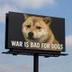 War Is Bad For Dogs logo