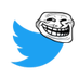 TWITTER BIRD TROLL logo