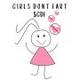 Girl’s Don’t Fart logo