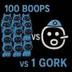 100 Boops vs 1 Gork logo