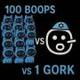 100 Boops vs 1 Gork logo