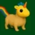 Unicorn Bunny Rainbow logo