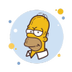 Homer Simpson logo