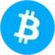 Blue Bitcoin logo