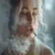 girls smoking cigs logo