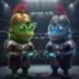 Kekius vs Bluvius logo