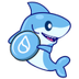 Sharky on SUI logo
