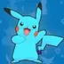Blue Pikachu logo