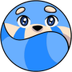 Coolest blue on SUI logo