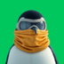 Ski Mask Penguin logo