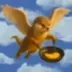Flying Otter Making Omelette logo