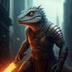 Warrior Lizard logo