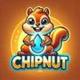Peanut The Chipmunk logo