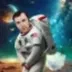 First fart on the moon logo