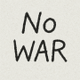 NO WAR logo
