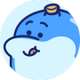 Dopin the Dolphin logo