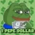 Just Buy $1 of Pepe Dollar logo
