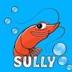 Sully the shrimp logo