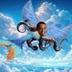 Flying Octopus Mermaid Obama logo